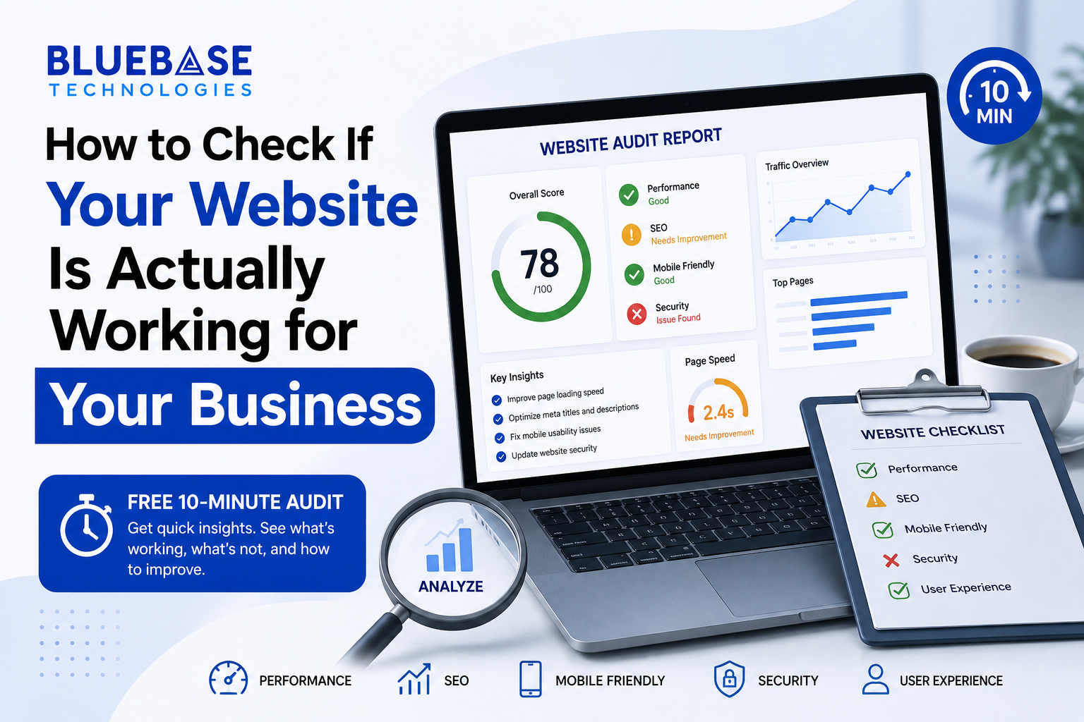 How to Check If Your Website Is Actually Working for Your Business (Free 10-Minute Audit)